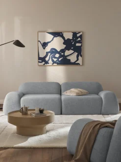 Sofá modular en tejido bouclé Wolke (3 plazas)