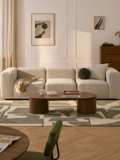 Sofá modular en tejido bouclé Lena (4 plazas)