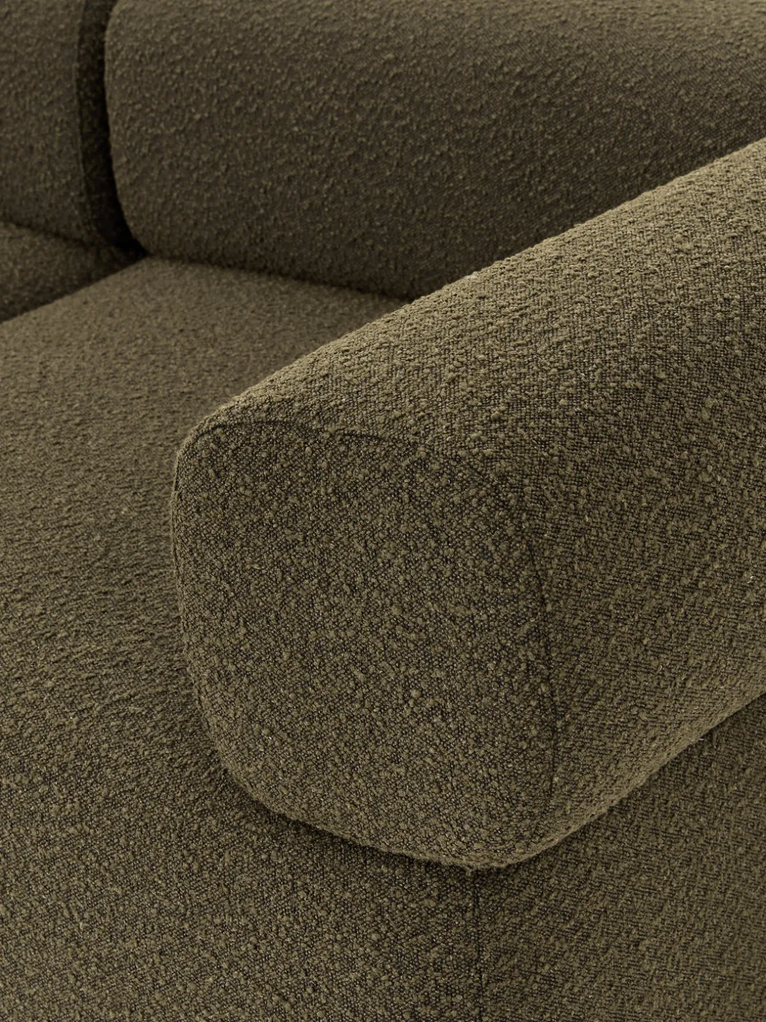 Sofá modular en tejido bouclé Anton (3 plazas)