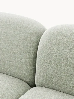 Sofá modular en tejido bouclé Wolke (4 plazas)