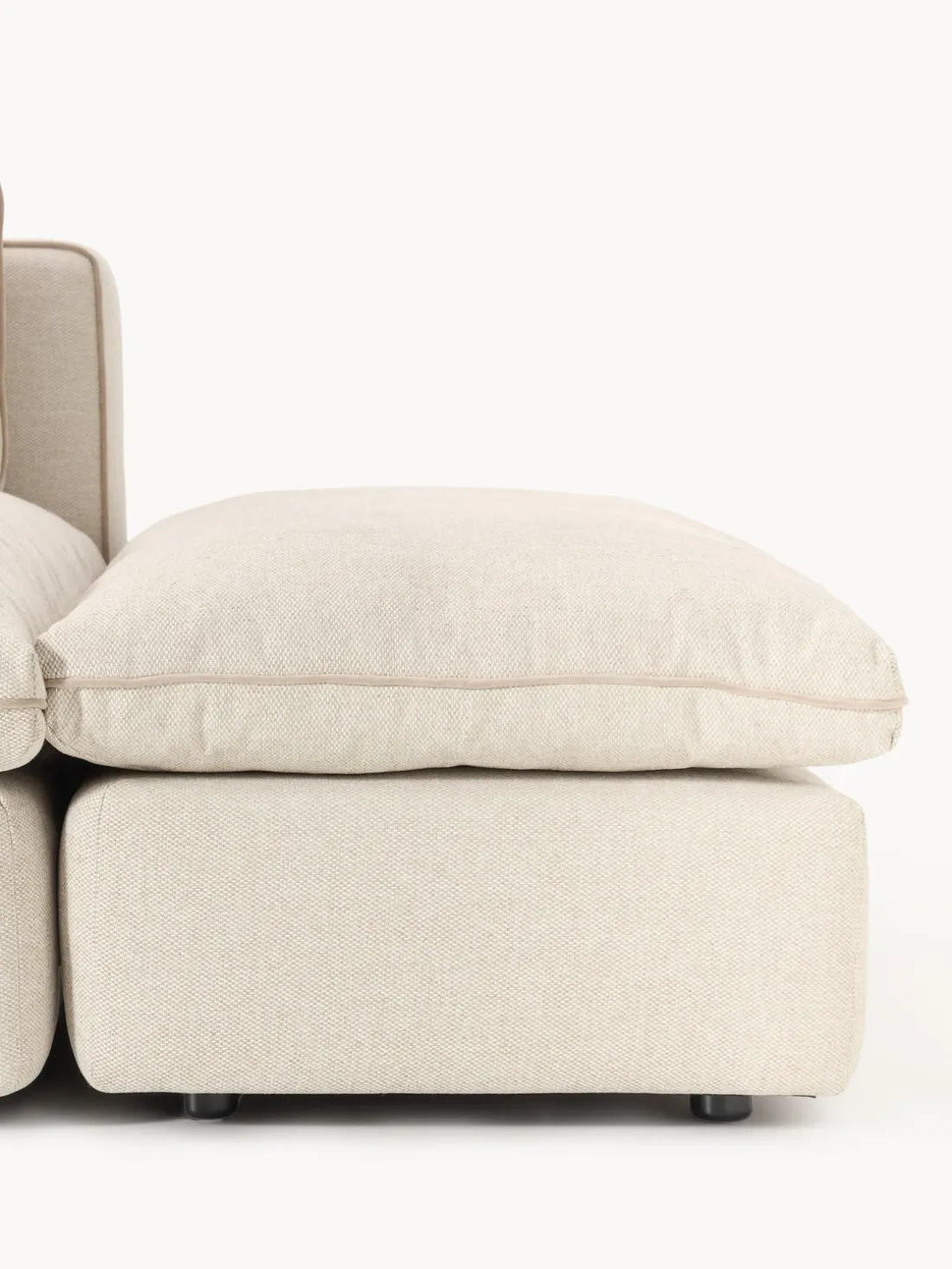 Sofá modular grande con reposapiés Felix (3 plazas)