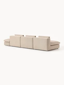 Sofá modular grande con reposapiés Felix (3 plazas)