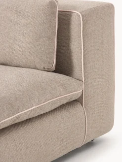 Sofá modular grande con reposapiés Felix (3 plazas)