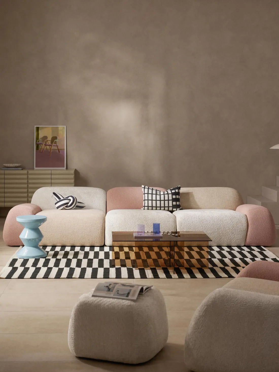 Sofá modular Wolke, Furiosalone Edition (4 plazas)