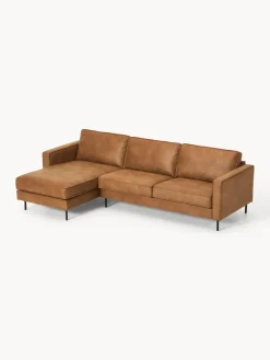 Sofá rinconera de cuero reciclado Hunter