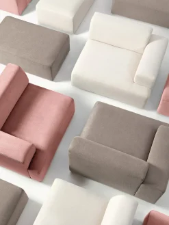 Sofá rinconera longue grande Melva