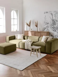 Sofá rinconera modular con reposapiés izquierdo/derecho Lennon (4 plazas)