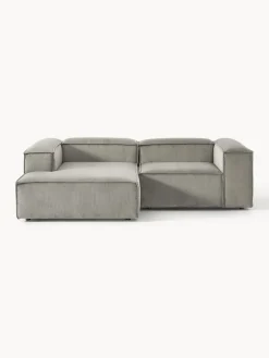 Sofá rinconera modular de pana Lennon