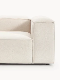 Sofá rinconera modular de mezcla de lino Lennon