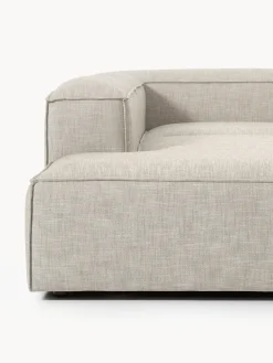 Sofá rinconera modular de mezcla de lino Lennon