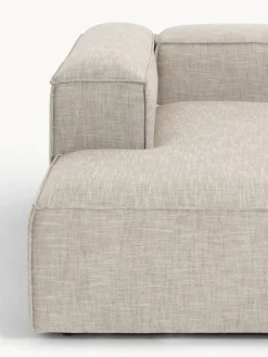 Sofá rinconera modular de mezcla de lino Lennon