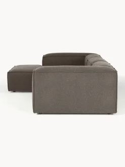 Sofá rinconera modular en tejido bouclé Lennon