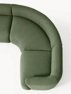 Sofá rinconera modular en tejido bouclé Sofia (4 plazas)