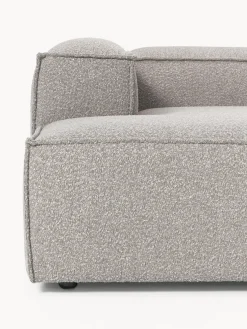 Sofá rinconera modular en tejido bouclé Lennon