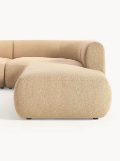 Sofá rinconera modular en tejido bouclé Sofia (4 plazas)