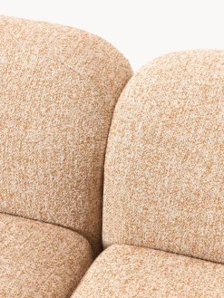 Sofá rinconera modular en tejido bouclé Wolke (4 plazas)