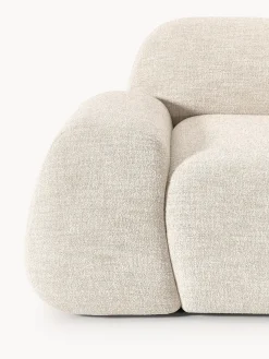 Sofá rinconera modular en tejido bouclé Wolke (4 plazas)