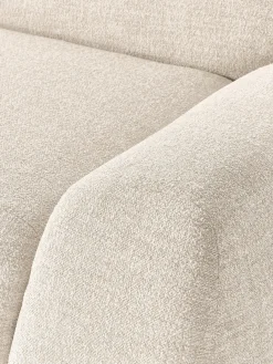 Sofá rinconera modular en tejido bouclé Wolke (4 plazas)