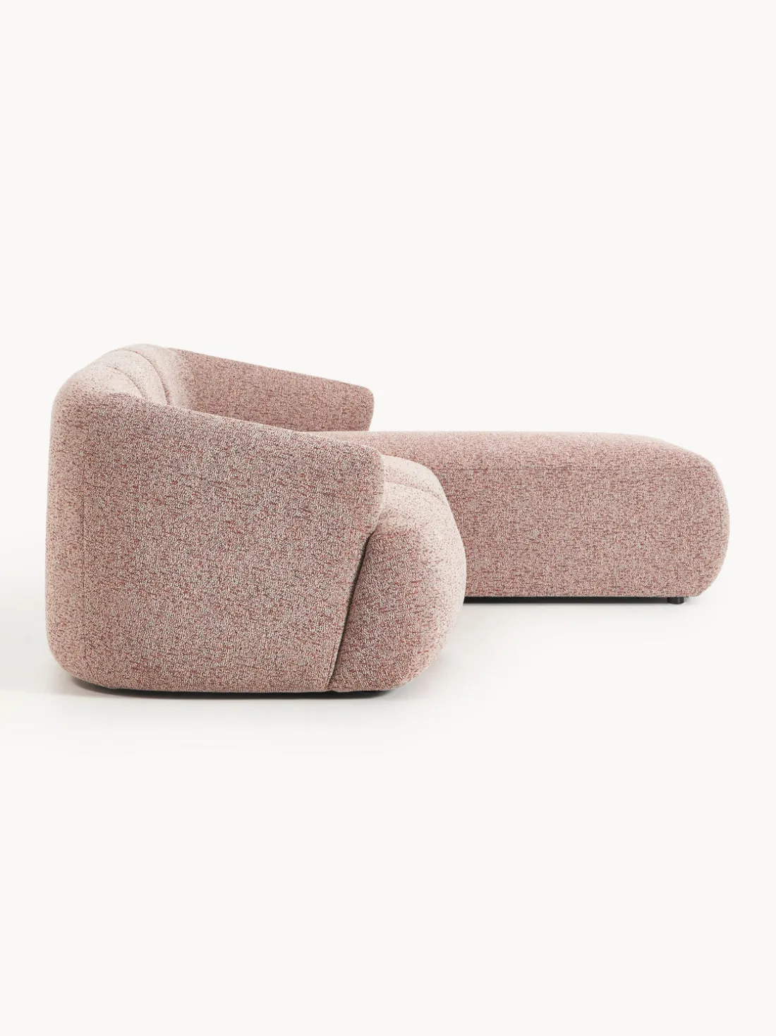 Sofá rinconera modular en tejido bouclé Sofia (3 plazas)