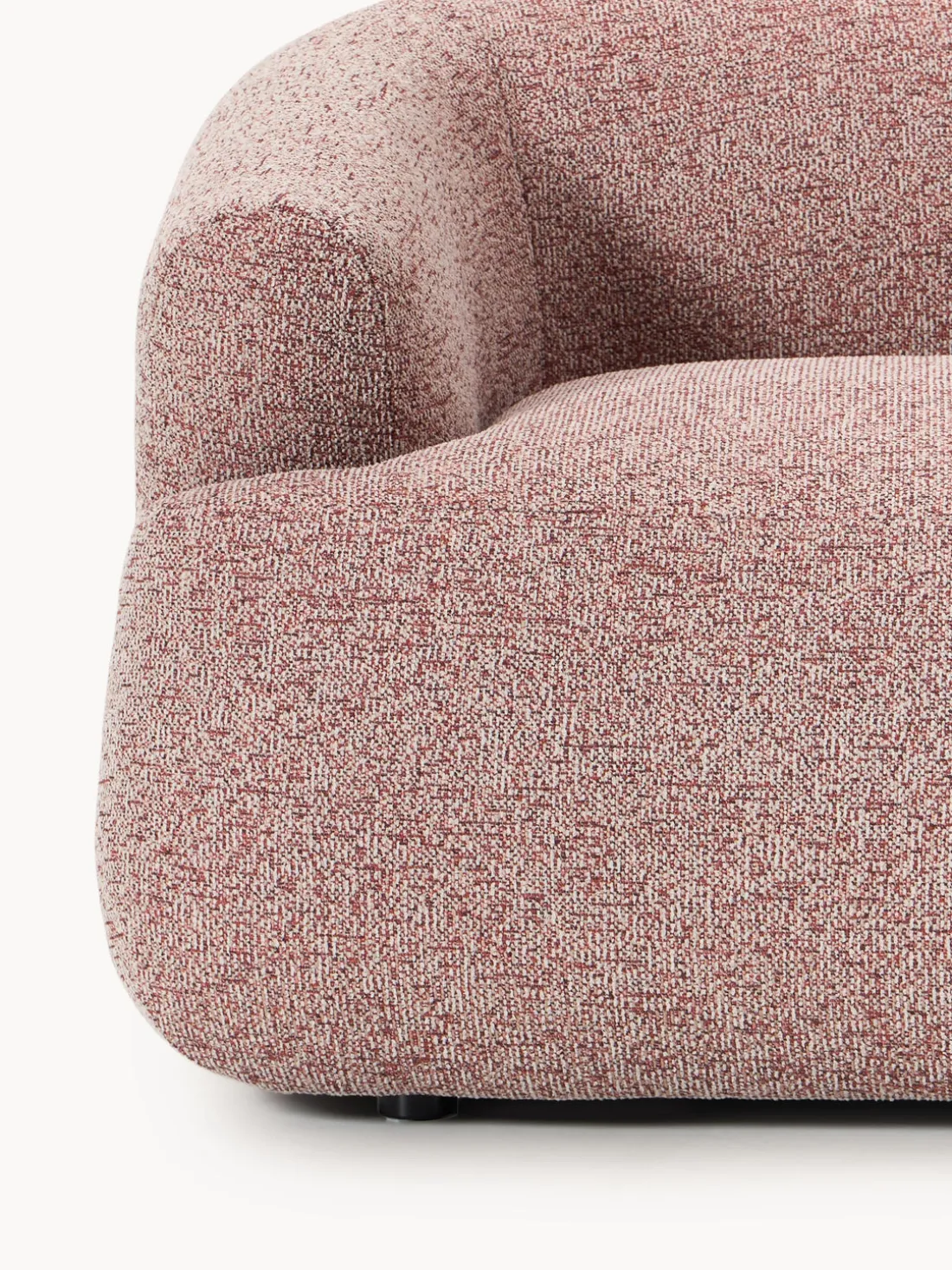 Sofá rinconera modular en tejido bouclé Sofia (4 plazas)