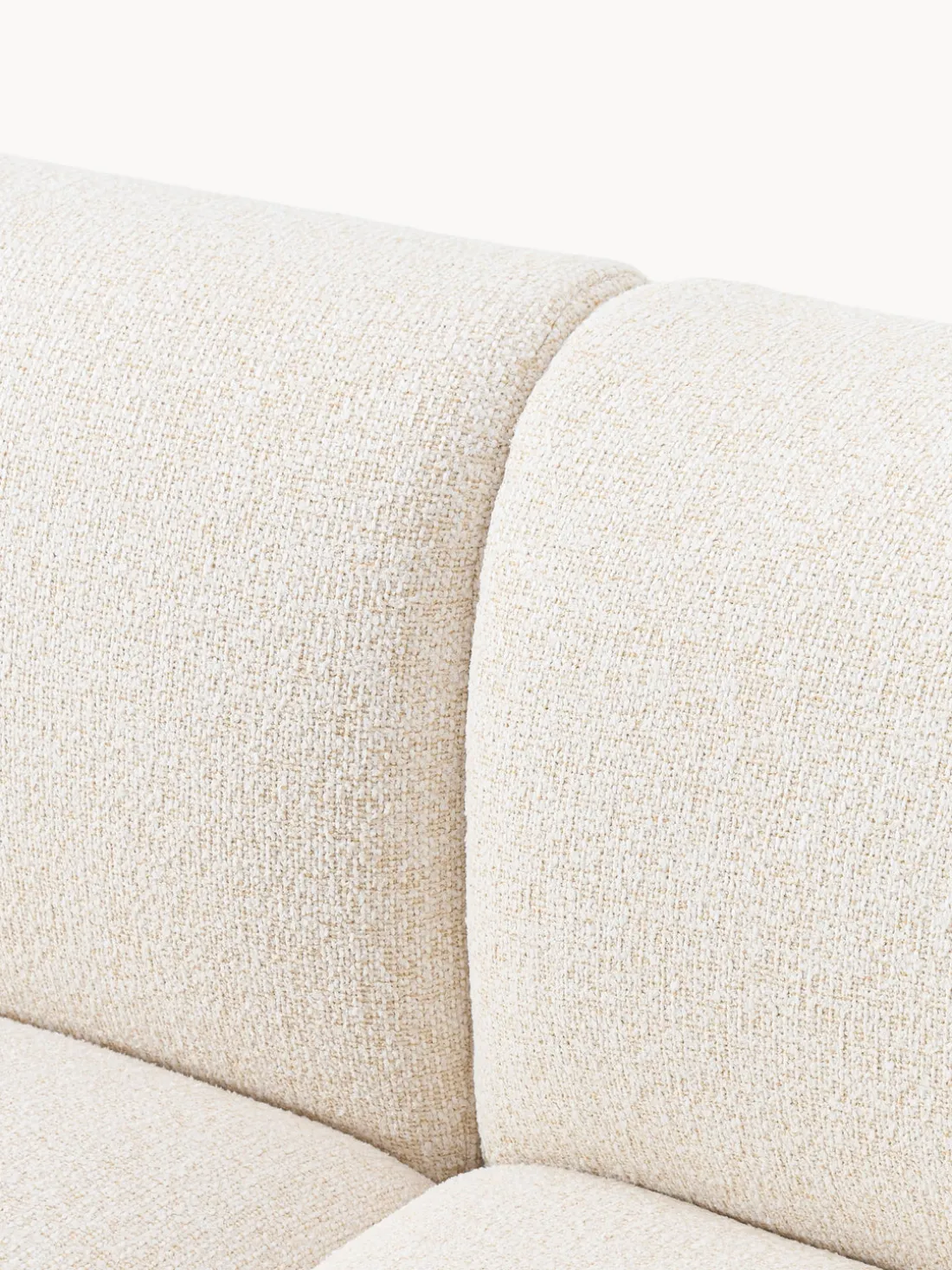 Sofá rinconera modular en tejido bouclé Sofia (4 plazas)