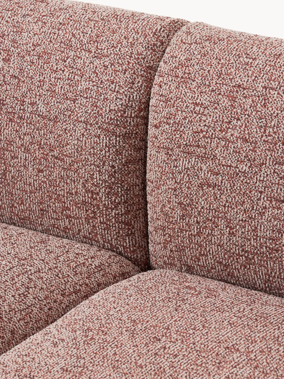 Sofá rinconera modular en tejido bouclé Sofia