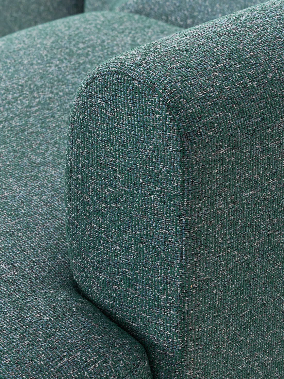 Sofá rinconera modular en tejido bouclé Sofia (4 plazas)