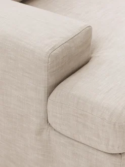 Sofá rinconera modular grande con tapizado desenfundable Russell