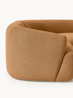 Sofá rinconera modular grande en tejido bouclé Sofia