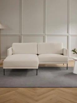 Sofá rinconera pequeño de borreguillo Fluente