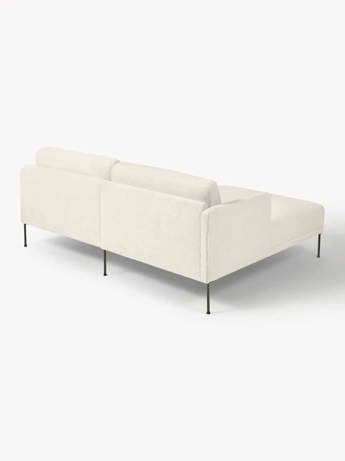 Sofá rinconera pequeño de borreguillo Fluente