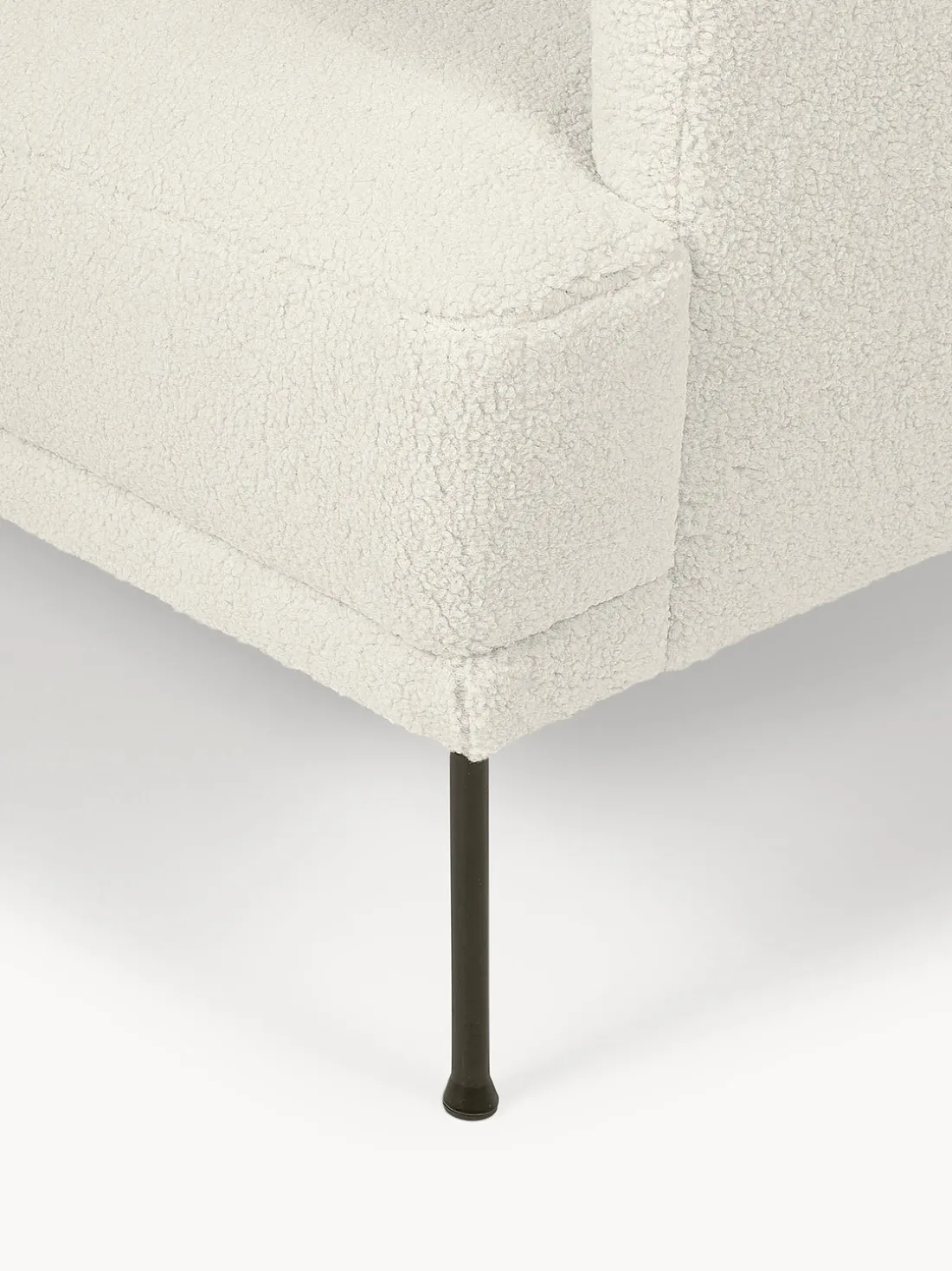 Sofá rinconera pequeño de borreguillo Fluente