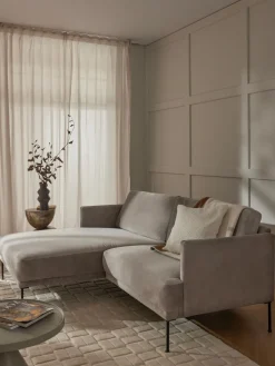 Sofá rinconera pequeño de terciopelo Fluente