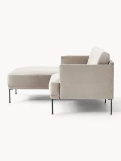 Sofá rinconera pequeño de terciopelo Fluente