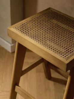 Taburete alto con tejido vienés Sissi