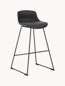 Taburete alto de cuero sintético Tina, 2 uds.