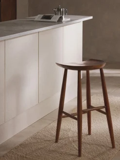 Taburete alto de madera de mango Nino