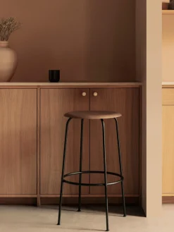 Taburete alto de madera y metal Afteroom