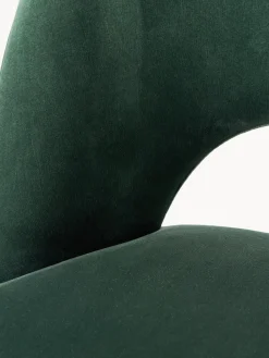 Taburete alto de terciopelo Rachel