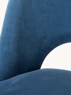 Taburete alto de terciopelo Rachel