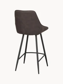 Taburete alto de terciopelo Sierra