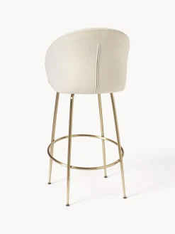 Taburete alto de terciopelo Luisa