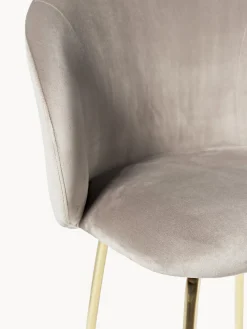 Taburete alto de terciopelo Luisa