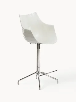 Taburete alto giratorio de plástico Meridiana