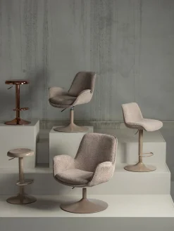 Taburete alto regulable Isaac