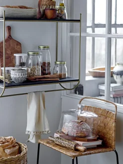 Taburete con tejido de ratán Gunnel