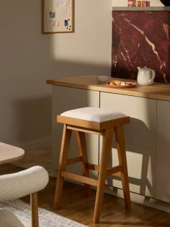 Taburete de bar con acolchado Sissi