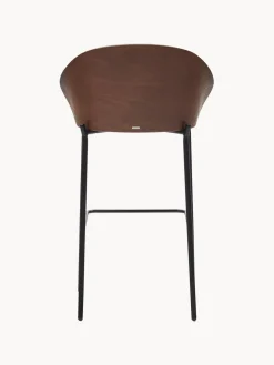 Taburete de bar de chenilla Eamy