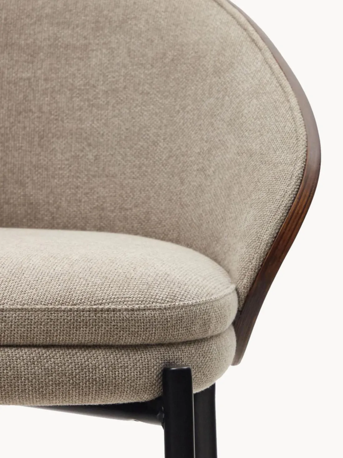 Taburete de bar de chenilla Eamy