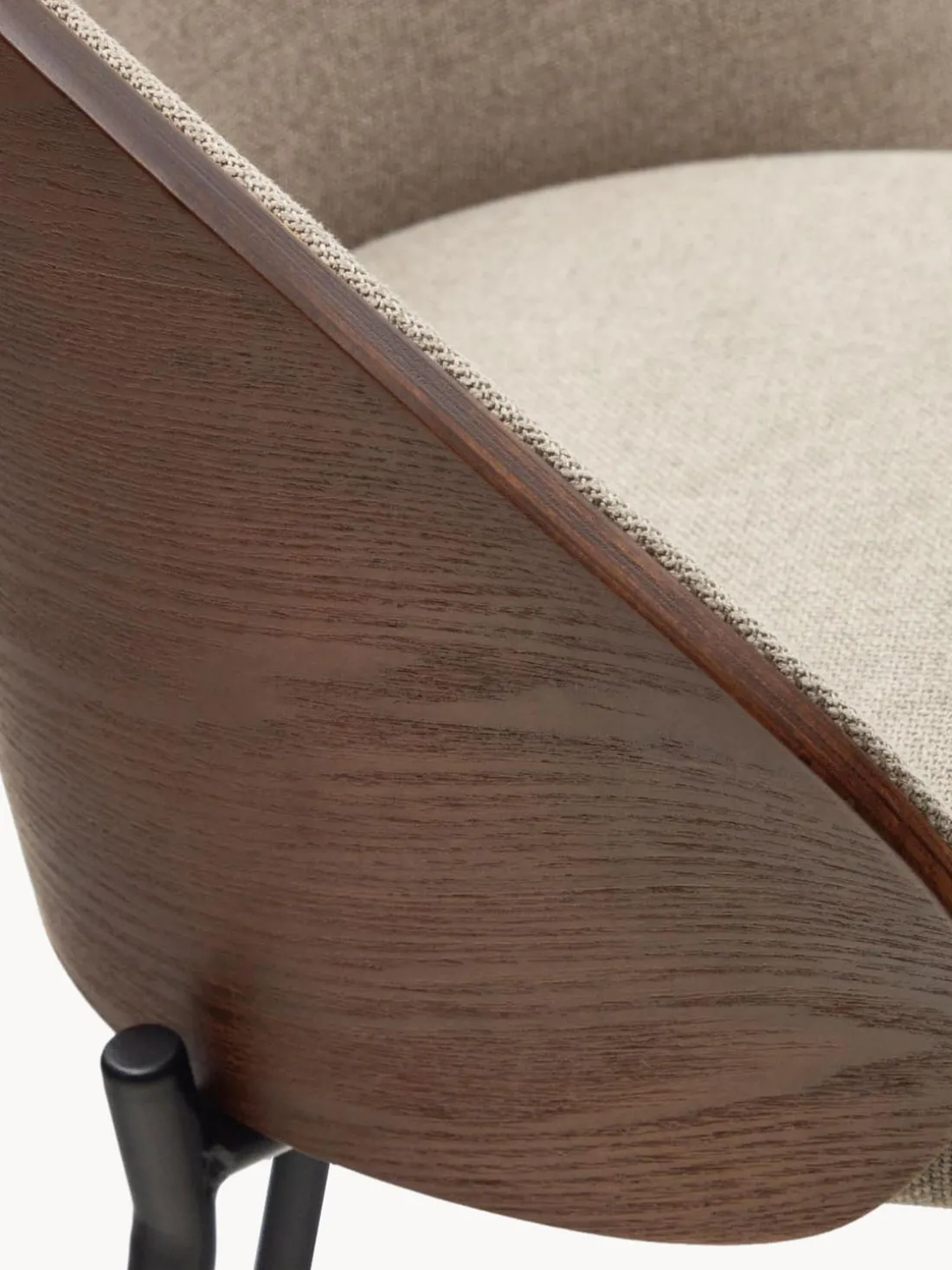 Taburete de bar de chenilla Eamy